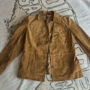 Caslon, Women's Suede Jacket in Brown, size small